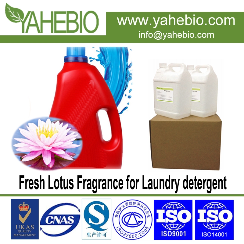 fragancia fresca de loto para el detergente de lavandería