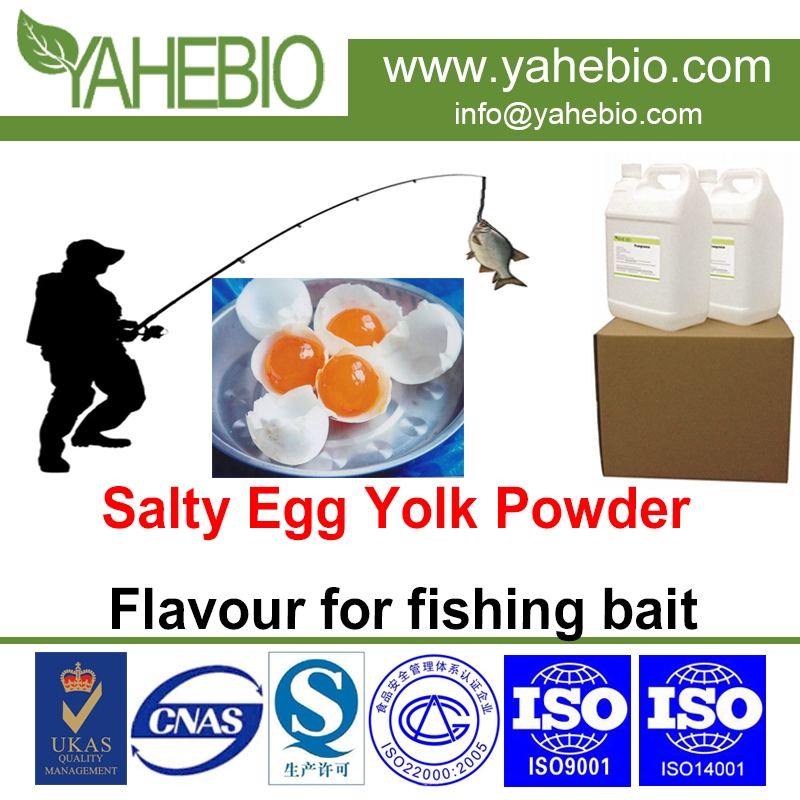 sabor salado del polvo de la yema de huevo para el cebo de pesca