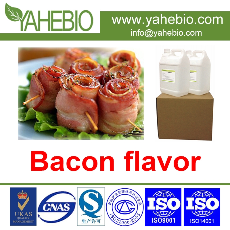 sabor de bacon para comida sabrosa y panadería y aperitivos
