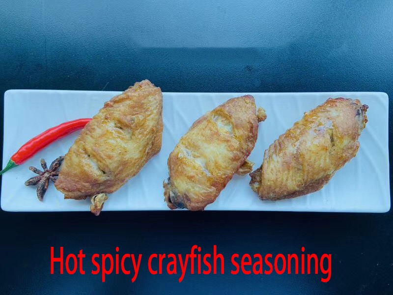 Venta caliente sazonador picante de cangrejo de río para marinar horneado de bocadillos aroma fuerte y sobresaliente