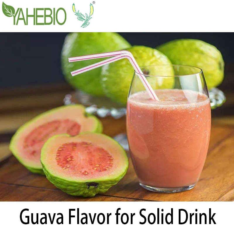 Sabor a guayaba para bebida sólida bebida sólida sabor a guayaba en polvo sabor a guayaba con precio de fábrica