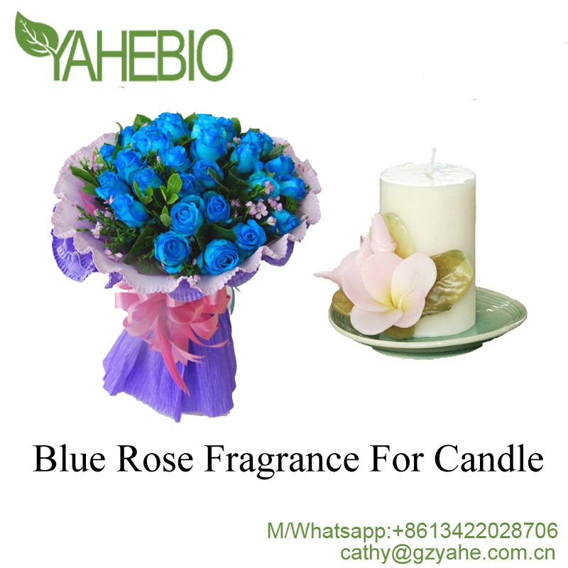 Aceite de fragancia de rosa azul de larga duración para la fabricación de velas.