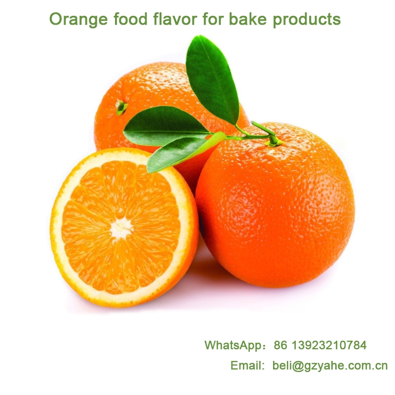 Sabor de alimentos de naranja líquido y en polvo de alta calidad al por mayor para galletas de pastel de galletas productos de panadería para hornear pan