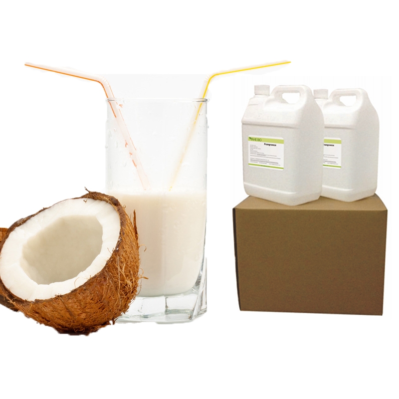 Aceites aromáticos líquidos de leche de coco de uso diario para jabón, detergente, cuidado personal, fabricación de velas DIY
